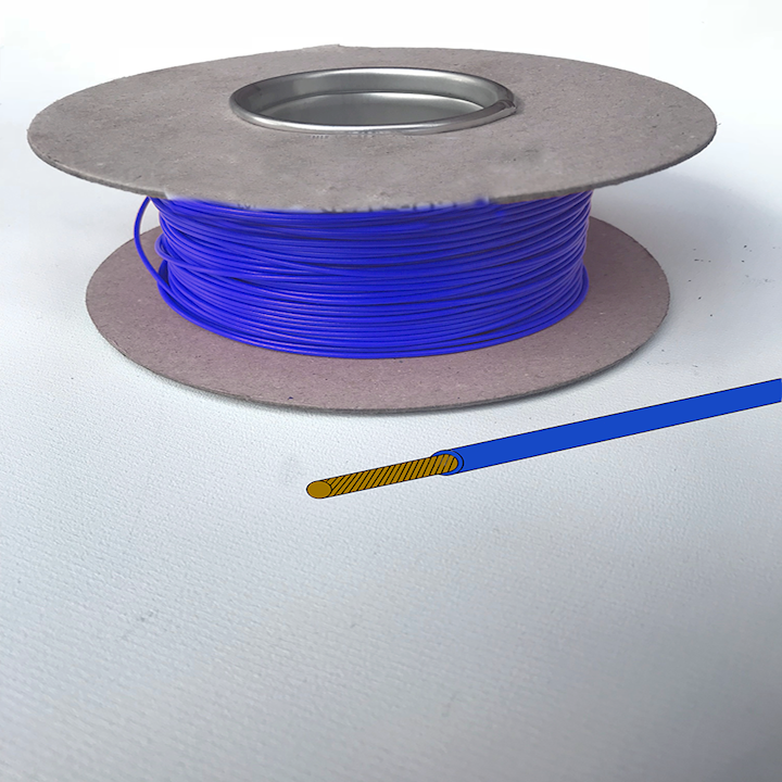 Automotive/Marine Thin Wall Cable Blue 11amp (CAB.10/BLU)